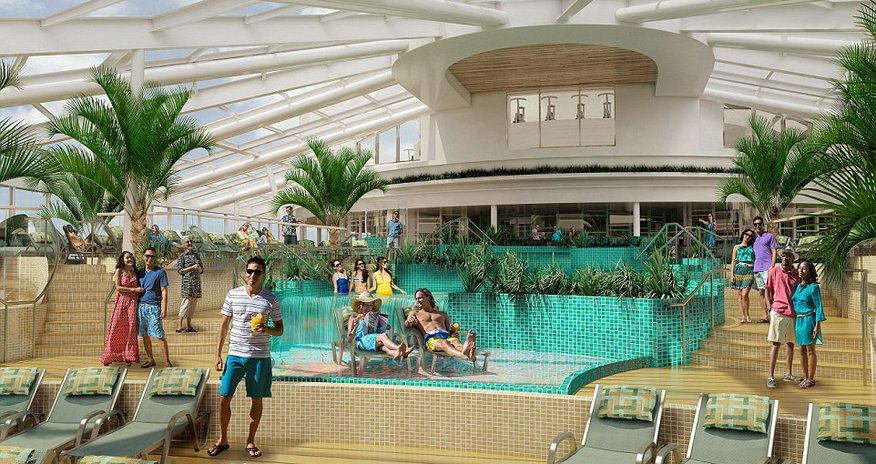 Giant cruise ship with 300ft-high viewing pod - PHOTO Giant cruise ship with 300ft-high viewing pod - PHOTO