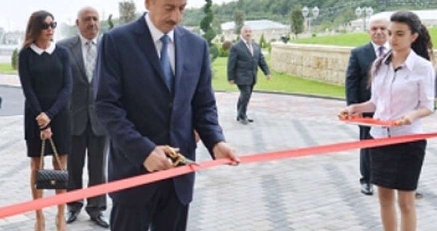 Prezident otellərin açılışında iştirak etdi - Naftalanda Prezident otellərin açılışında iştirak etdi - Naftalanda