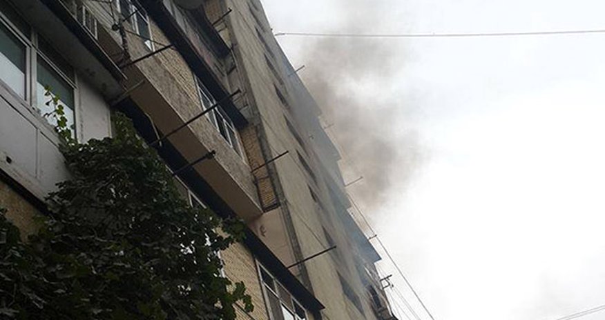 В Баку произошел пожар в больнице- ФОТО В Баку произошел пожар в больнице- ФОТО