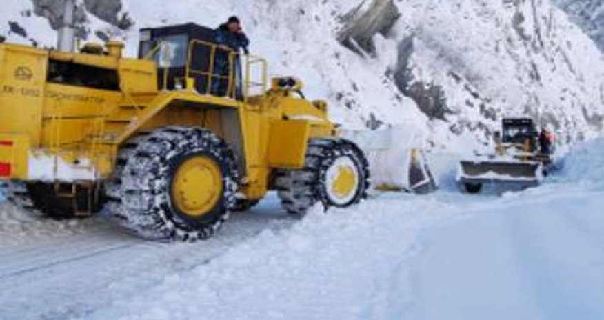 Quba-Xınalıq yolu bağlandı Quba-Xınalıq yolu bağlandı