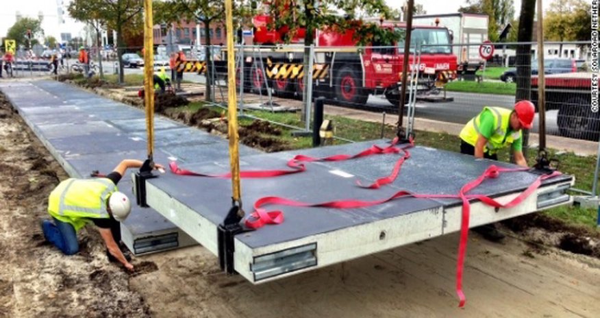Solar road opens in the Netherlands Solar road opens in the Netherlands