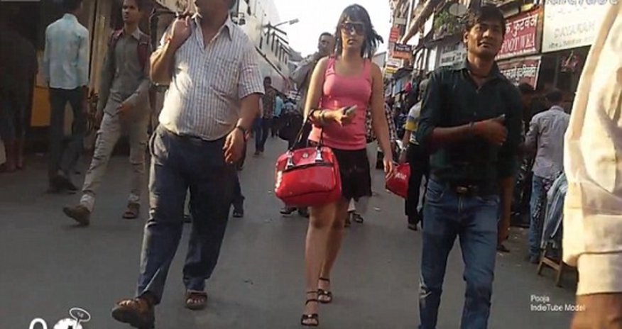 Woman walks through Mumbai for 10 hours in vest top and mini-skirt and ... - VIDEO Woman walks through Mumbai for 10 hours in vest top and mini-skirt and ... - VIDEO
