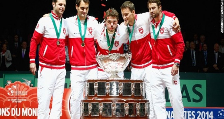 Roger Federer, Switzerland win first Davis Cup tennis title Roger Federer, Switzerland win first Davis Cup tennis title
