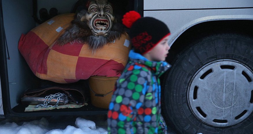Terrifying evil companion of kindly St Nick - PHOTO Terrifying evil companion of kindly St Nick - PHOTO