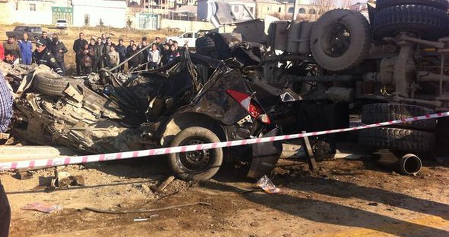 Five killed in Azerbaijan traffic accident - UPDATE Five killed in Azerbaijan traffic accident - UPDATE