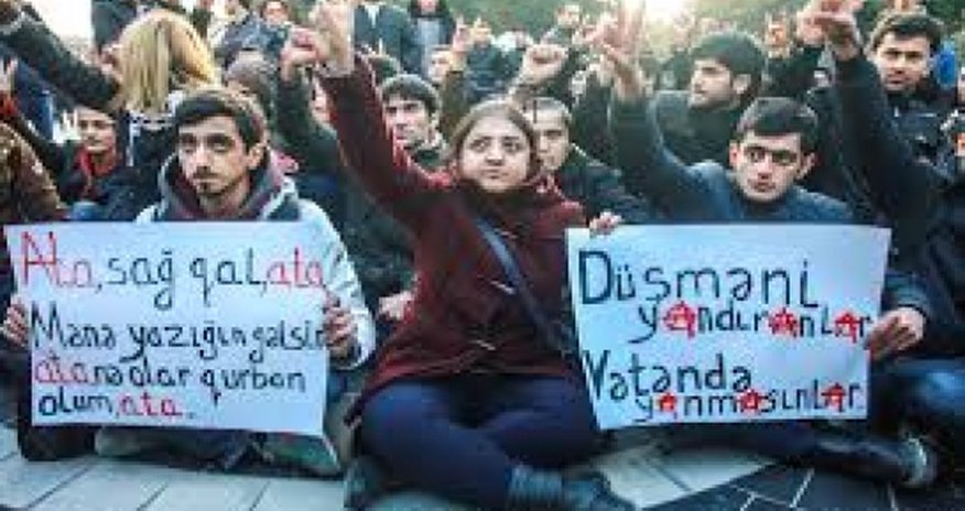 Six jailed over rally for Azeri man who immolated himself Six jailed over rally for Azeri man who immolated himself