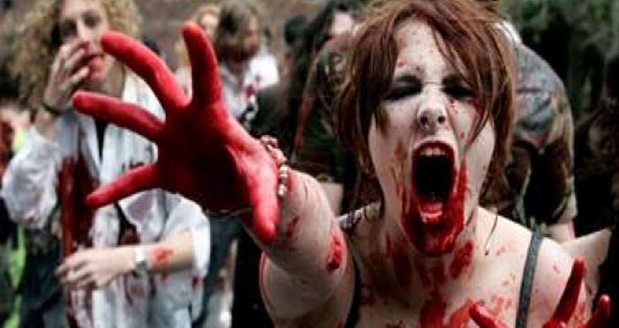 Someone has been watching too many horror flicks... Someone has been watching too many horror flicks...