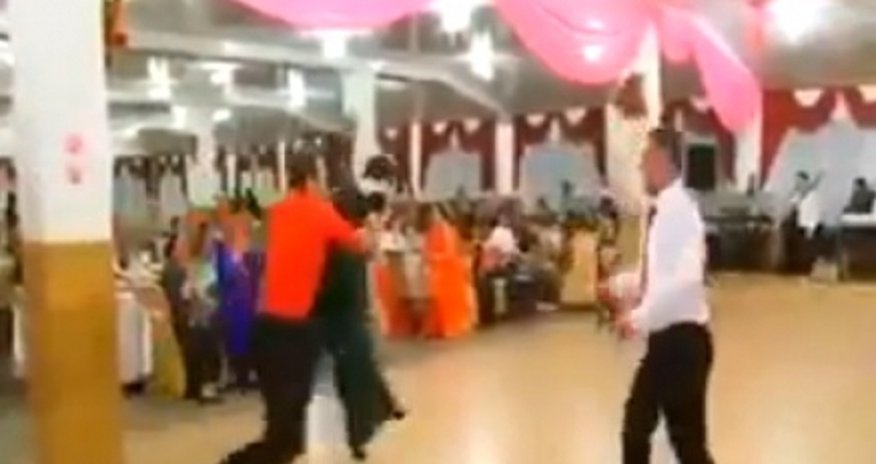 Odd incident on Azeri wedding - VIDEO Odd incident on Azeri wedding - VIDEO