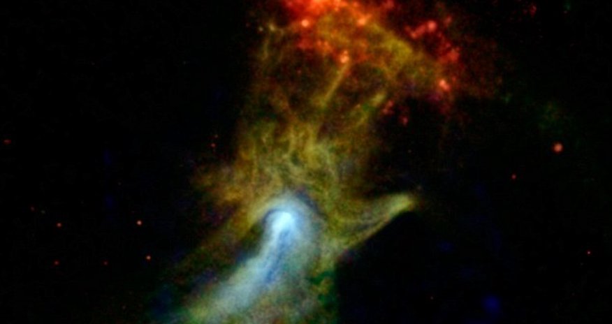 Colorful Hand of God is spotted in Space by X-ray telescope - PHOTO Colorful Hand of God is spotted in Space by X-ray telescope - PHOTO