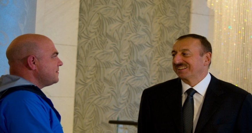 A meeting with the president of Azerbaijan A meeting with the president of Azerbaijan