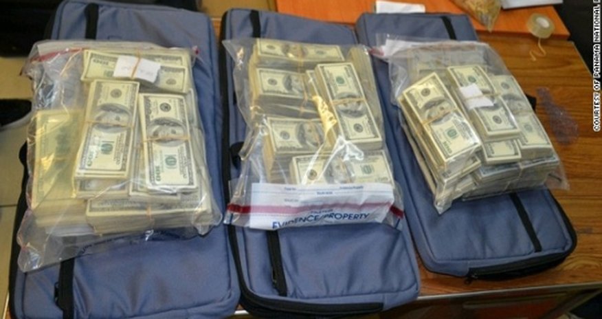 Police find $7.2 million cash stashed in suitcases Police find $7.2 million cash stashed in suitcases