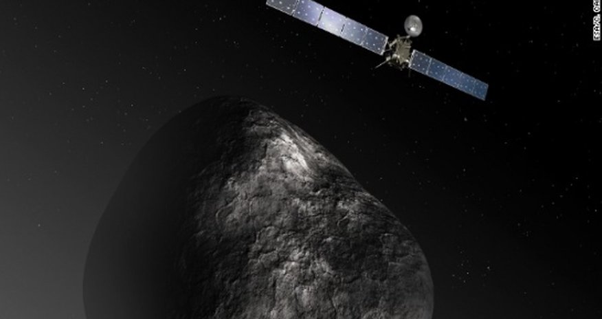 Comet-chasing probe wakes up, calls home - PHOTO Comet-chasing probe wakes up, calls home - PHOTO