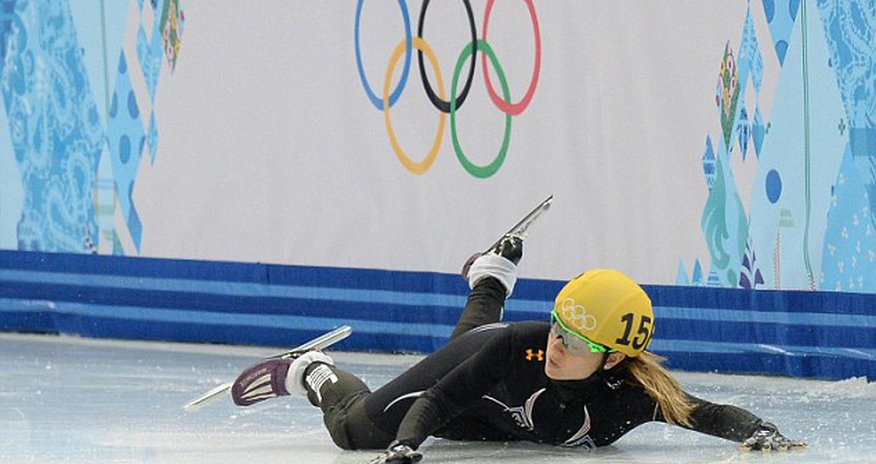 This is what it looks like when an Olympian's medal dreams disappear - PHOTO This is what it looks like when an Olympian's medal dreams disappear - PHOTO