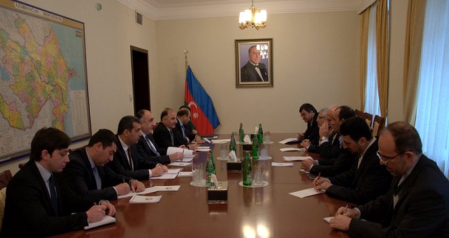 Azeri foreign minister meets visiting Iranian diplomat Azeri foreign minister meets visiting Iranian diplomat
