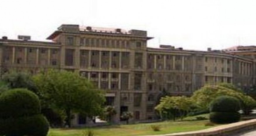 The distances between the buildings The distances between the buildings