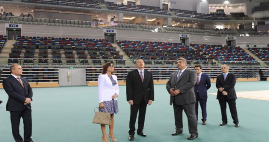 President Aliyev opens National Gymnastics Arena in Baku President Aliyev opens National Gymnastics Arena in Baku