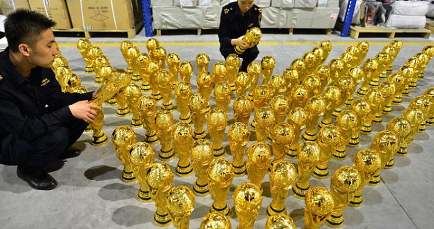 Customs seize more than 1,000 unauthorised replicas of FIFA World Cup - PHOTO Customs seize more than 1,000 unauthorised replicas of FIFA World Cup - PHOTO