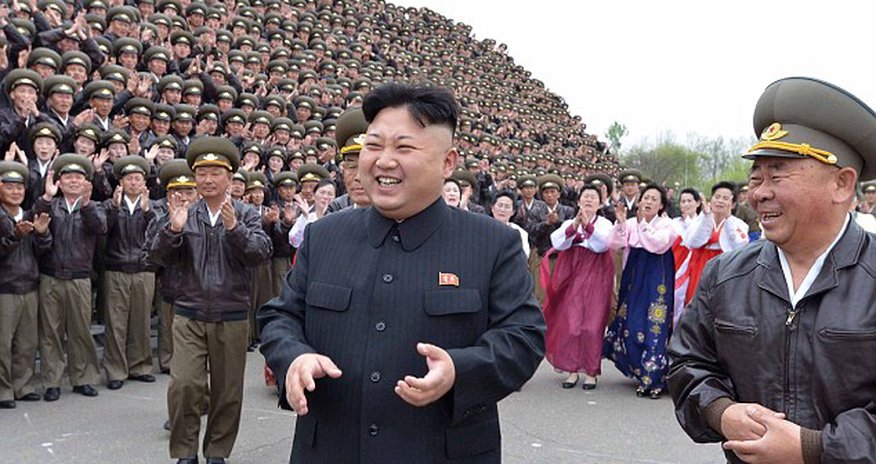 North Korean dictator is mobbed by troop of screaming female soldiers - PHOTO North Korean dictator is mobbed by troop of screaming female soldiers - PHOTO