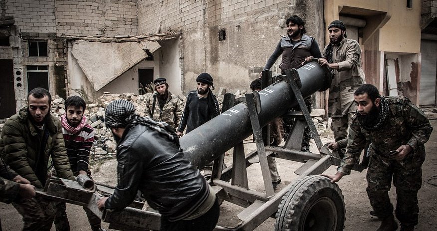 Syrian rebels strike back with the HELL CANNON Syrian rebels strike back with the HELL CANNON