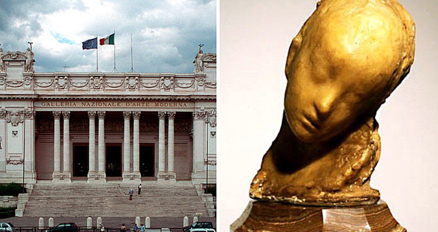 Thief walks out with €500,000 sculpture from Italy's national modern art museum Thief walks out with €500,000 sculpture from Italy's national modern art museum
