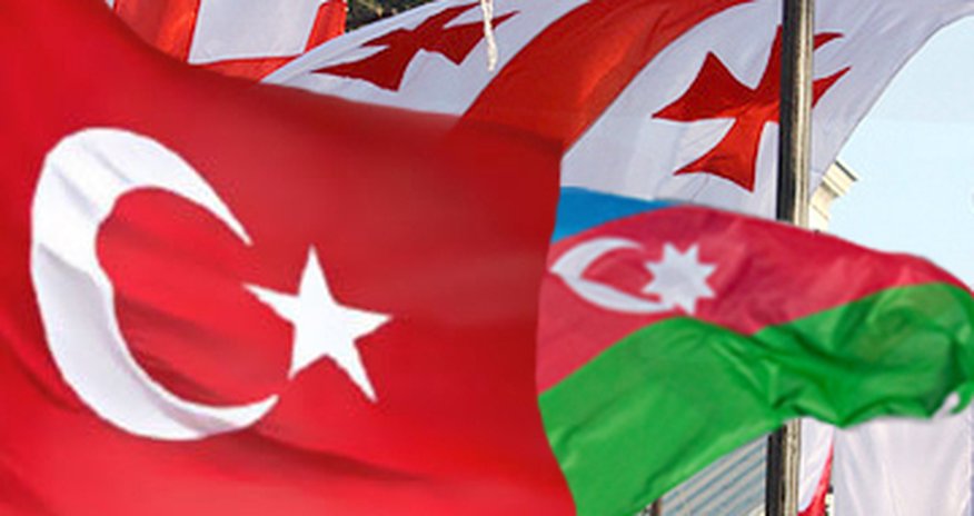 Azeri, Turkish, Georgian foreign ministers issue joint statement in Kars Azeri, Turkish, Georgian foreign ministers issue joint statement in Kars