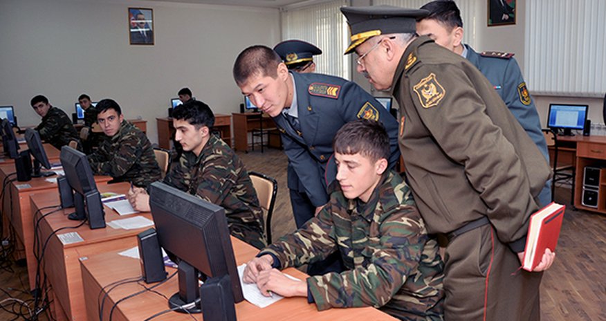 Qazaxıstanın nümayəndə heyəti C.Naxçıvanski adına Hərbi Liseydə olub - Fotolar Qazaxıstanın nümayəndə heyəti C.Naxçıvanski adına Hərbi Liseydə olub - Fotolar