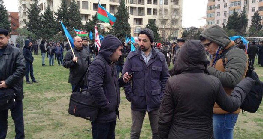 В Баку прошел митинг оппозиции В Баку прошел митинг оппозиции
