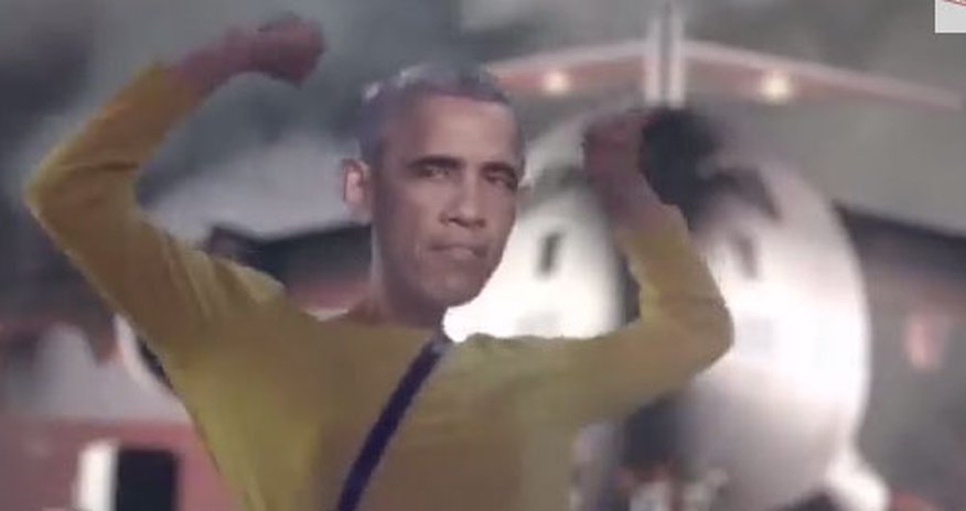 Obama bu hərəkətləri ilə interneti "sökdürür" - VİDEO Obama bu hərəkətləri ilə interneti "sökdürür" - VİDEO