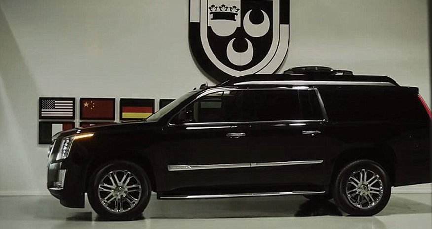 Pimped-out Cadillac Escalade boasts 48in curved TV and 24-karat gold-plating Pimped-out Cadillac Escalade boasts 48in curved TV and 24-karat gold-plating