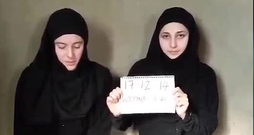 İŞİD-in qaçırdığı iki gənc qız yardım istədi İŞİD-in qaçırdığı iki gənc qız yardım istədi