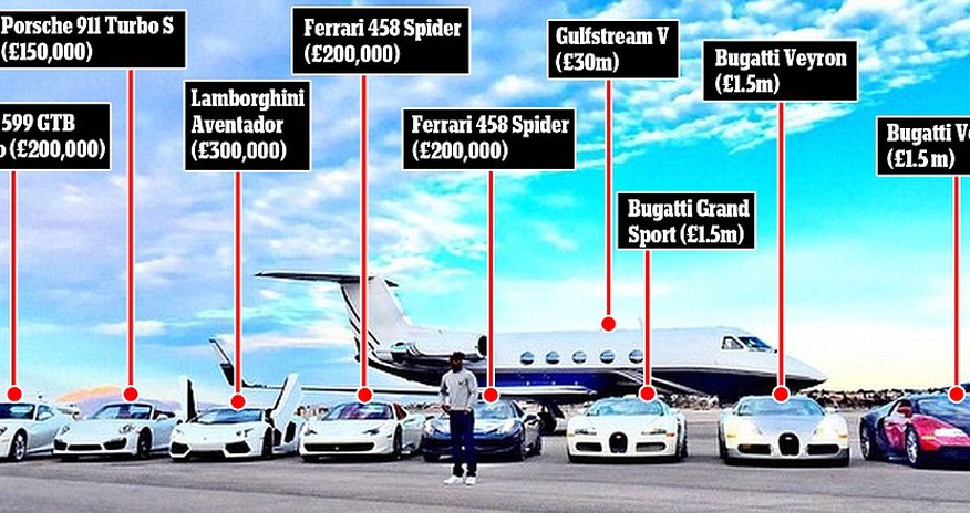 Floyd Mayweather's £35m super fleet Floyd Mayweather's £35m super fleet