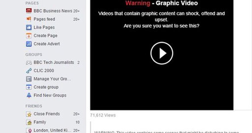 Facebook restricts violent video clips and photos Facebook restricts violent video clips and photos