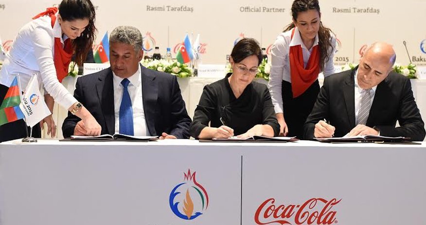 Baku 2015 European Games signs Coca-Cola as official partner Baku 2015 European Games signs Coca-Cola as official partner