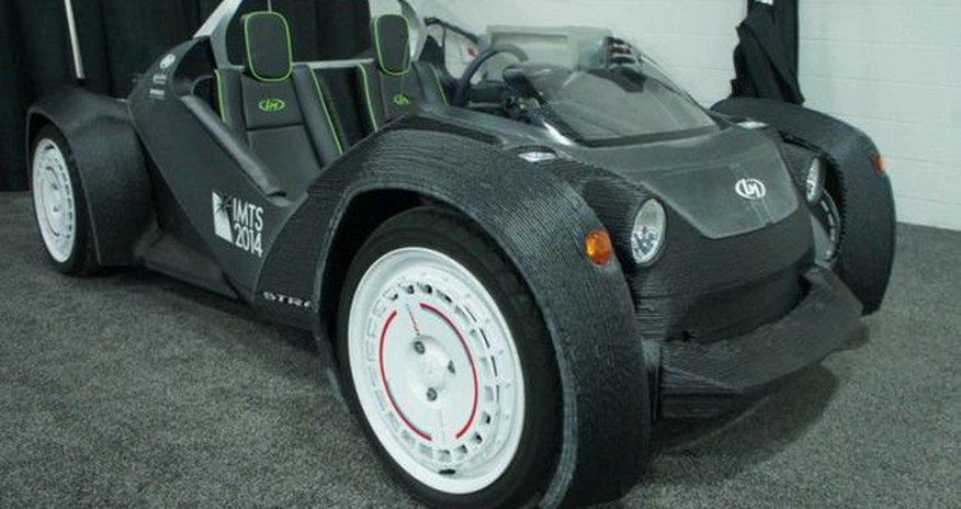 3D printerdə çap olunmuş avtomobil 3D printerdə çap olunmuş avtomobil