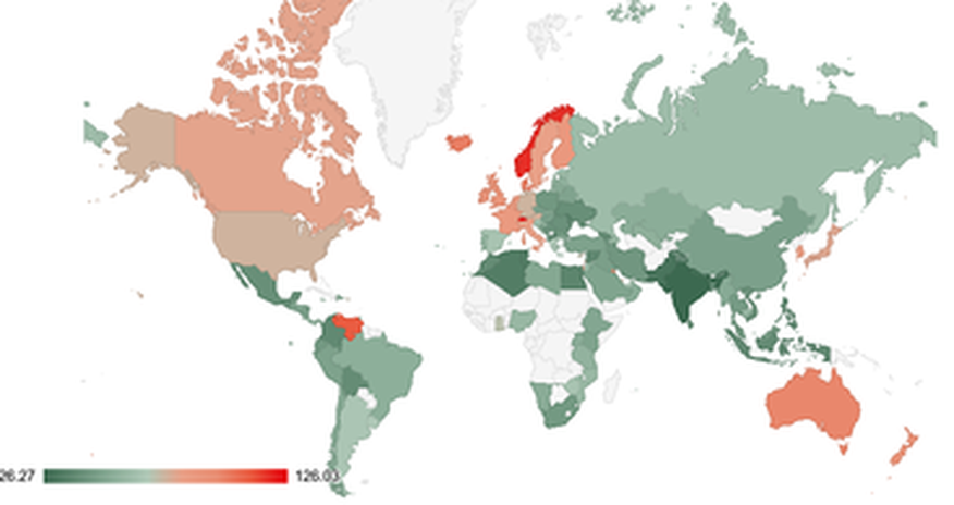 Cost of Living Index for Country 2015 - LIST Cost of Living Index for Country 2015 - LIST