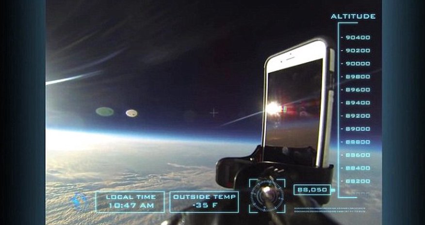 iPhone dropped from edge of space survives 100,000 iPhone dropped from edge of space survives 100,000
