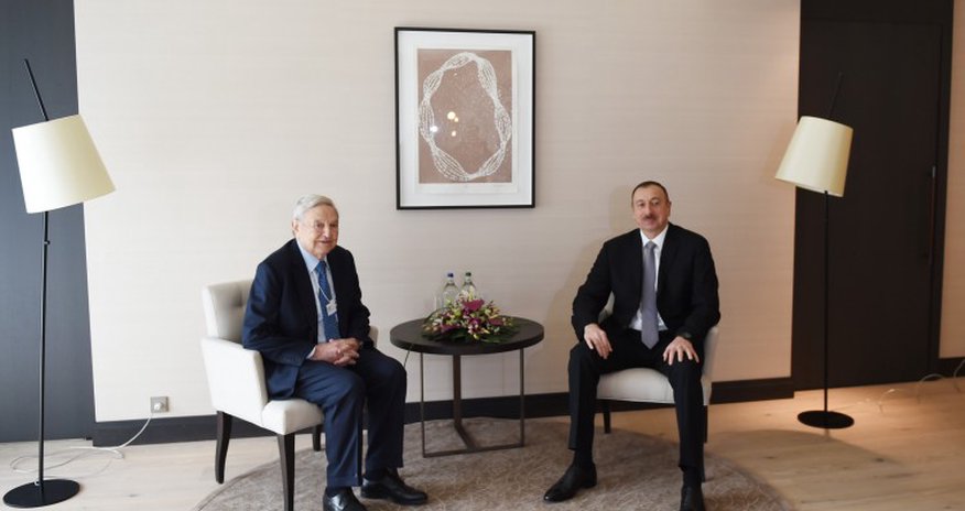 Президент Азербайджана встретился с Джорджем Соросом Президент Азербайджана встретился с Джорджем Соросом