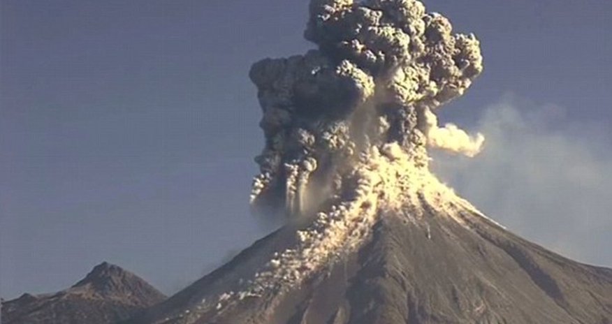Massive volcanic eruption in Mexico Massive volcanic eruption in Mexico