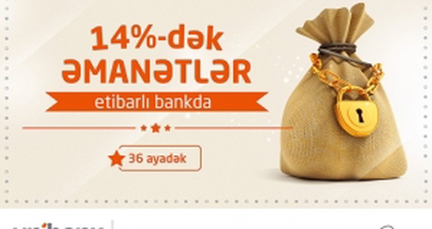 “Unibank” depozitlər üzrə faizləri artırıb “Unibank” depozitlər üzrə faizləri artırıb