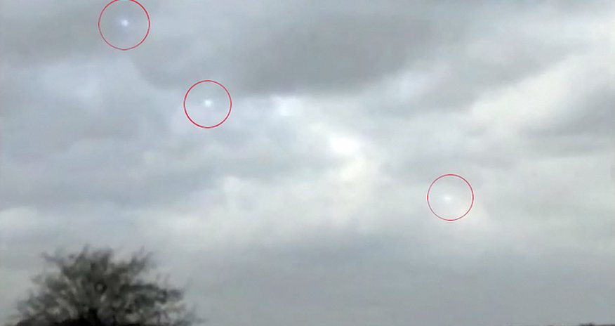НЛО над британским лесом НЛО над британским лесом