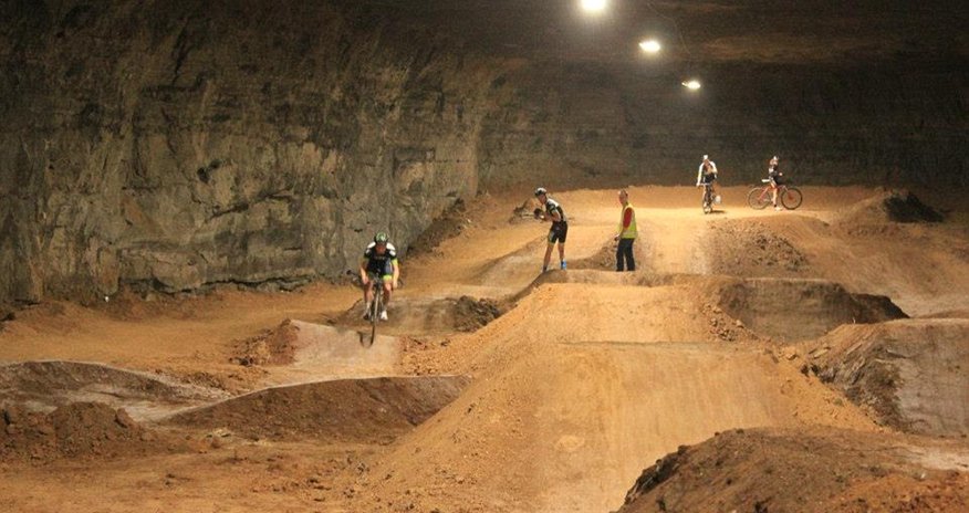 U.S.'s largest indoor bike park to open in Kentucky limestone mine 75ft underground U.S.'s largest indoor bike park to open in Kentucky limestone mine 75ft underground