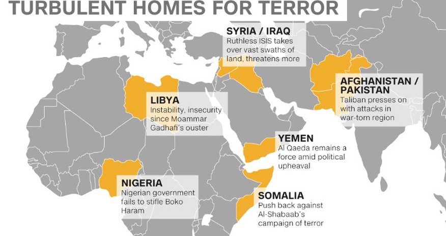 Terror groups take advantage of power vacuums Terror groups take advantage of power vacuums