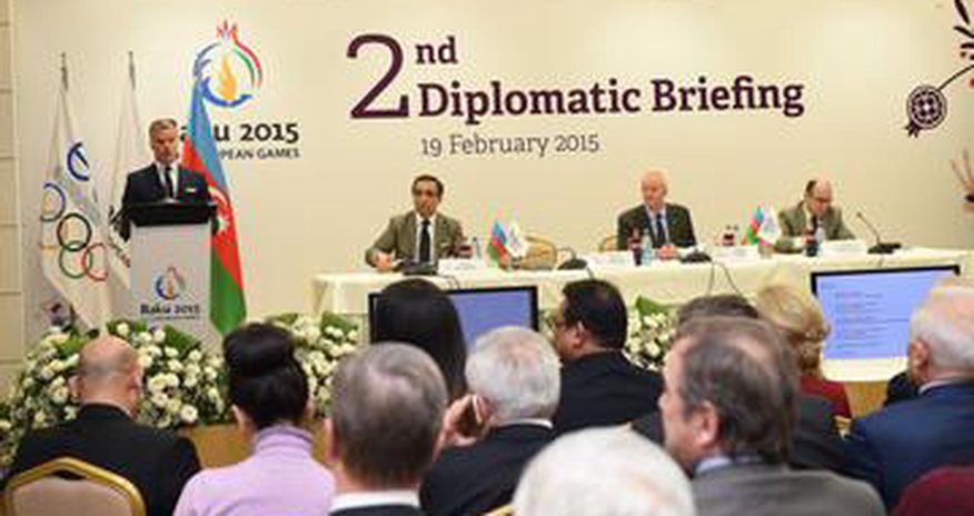 Baku 2015 European Games hosts second diplomatic briefing