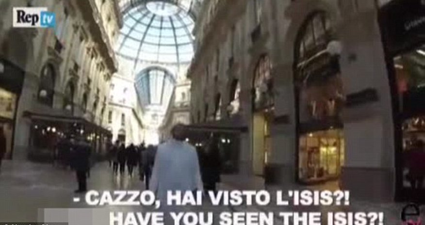 Egyptian student walks streets of Milan dressed as a Muslim preacher
