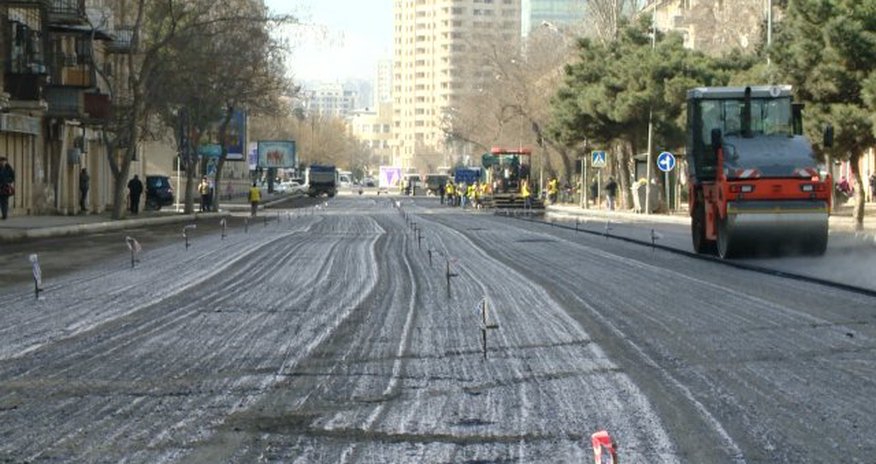 Bu yol təmirə bağlandı - Fotolar Bu yol təmirə bağlandı - Fotolar