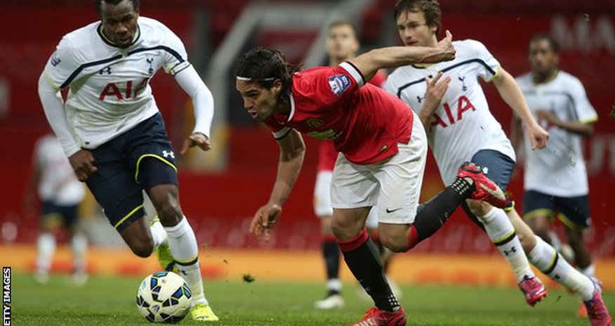 Radamel Falcao: Man Utd striker faces Tottenham Under-21s Radamel Falcao: Man Utd striker faces Tottenham Under-21s