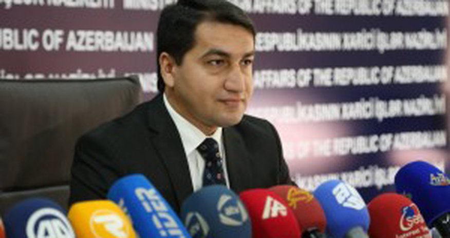 Hikmət Hacıyev: “Ermənistanın insan hüquqlarından danışmağa siyasi, hüquqi və mənəvi əsası yoxdur” Hikmət Hacıyev: “Ermənistanın insan hüquqlarından danışmağa siyasi, hüquqi və mənəvi əsası yoxdur”