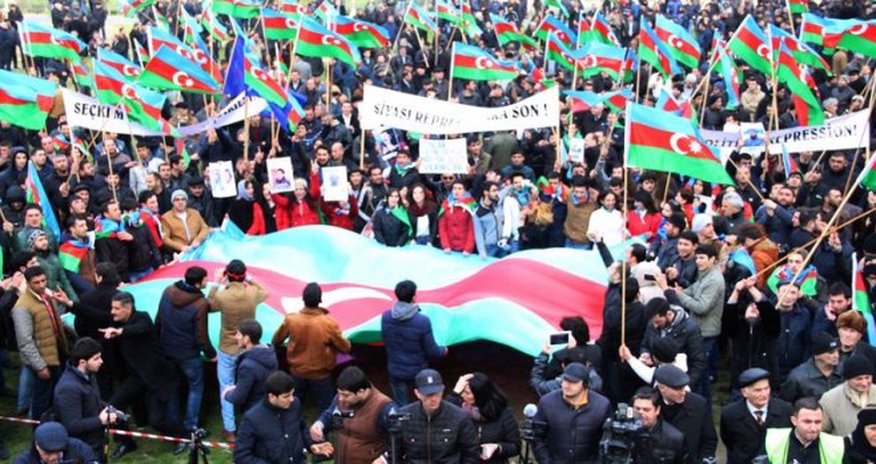 Rally of opposition in Baku Rally of opposition in Baku