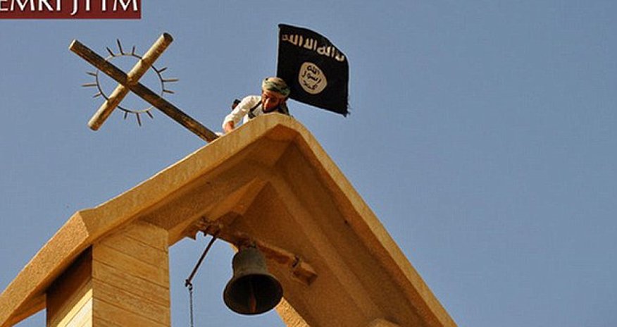 Now ISIS tears down the Cross Now ISIS tears down the Cross
