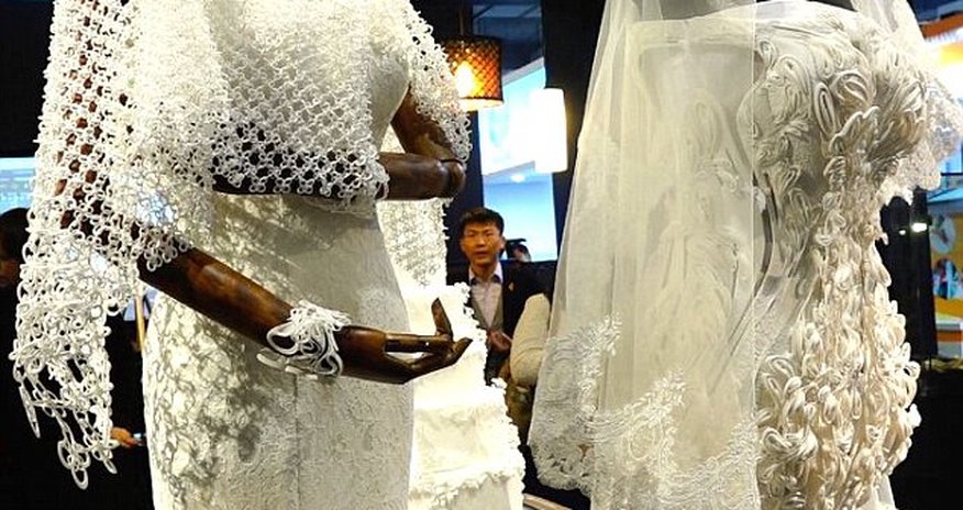 How 3D printed bridal dresses are about to change the face of wedding fashion How 3D printed bridal dresses are about to change the face of wedding fashion
